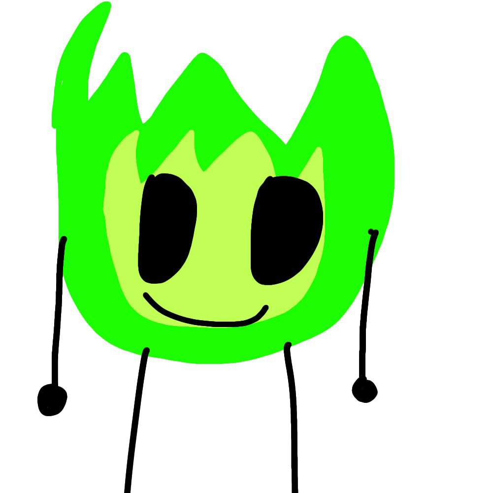 (Terrible) Green Firey | BFDI💖 Amino