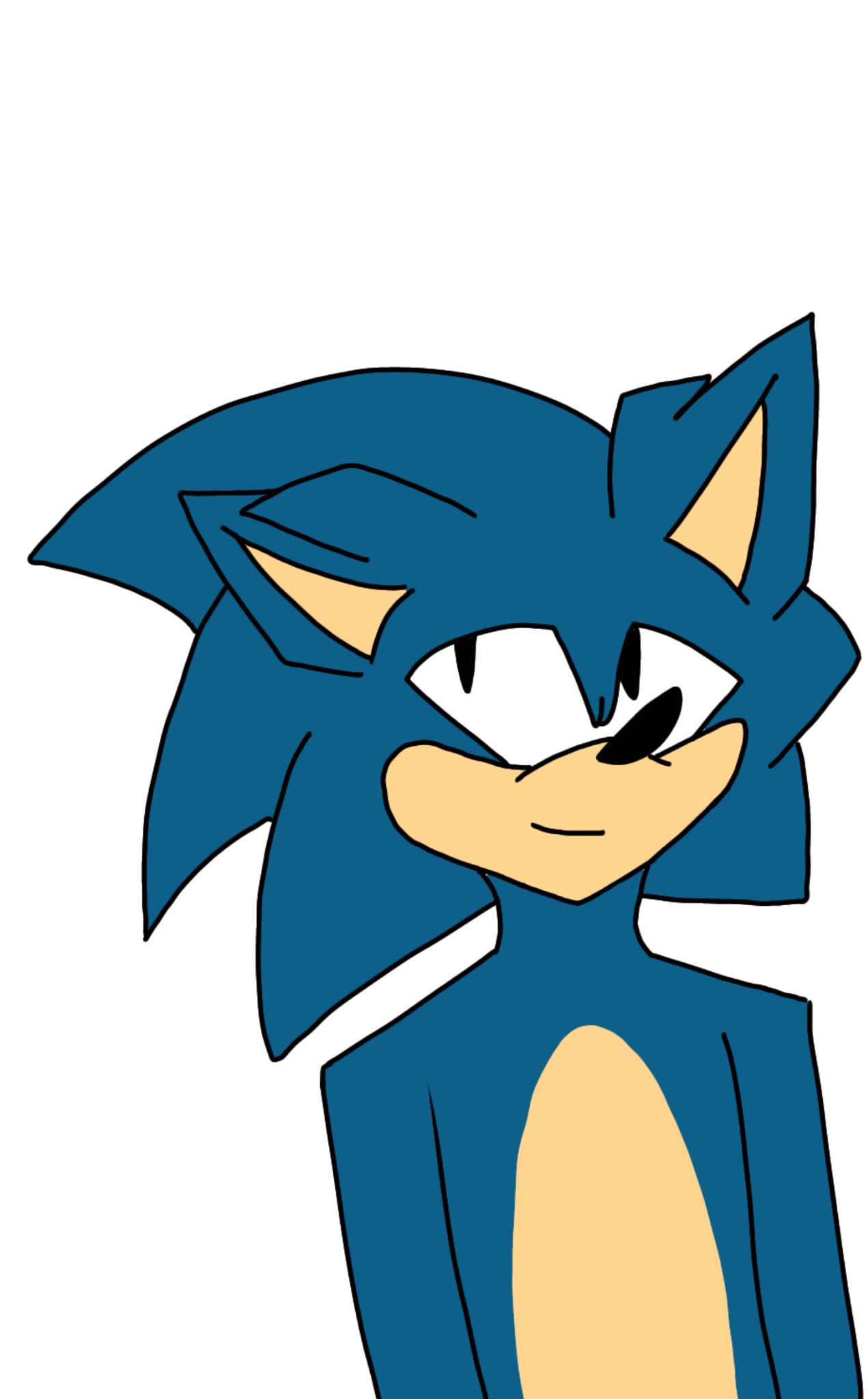 I drew sonic | Sonic the Hedgehog! Amino