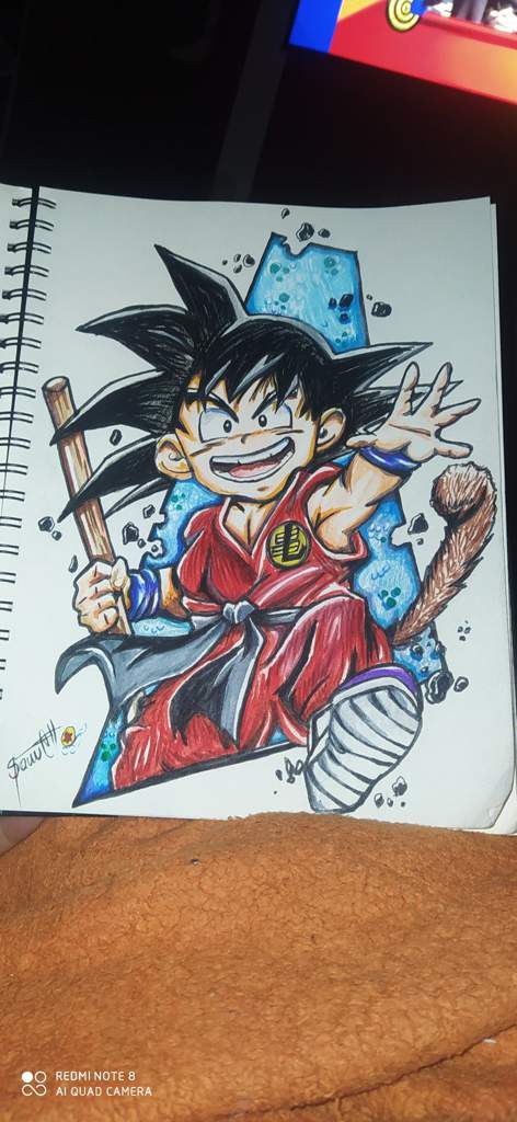 Goku Lápiz + Entintado 