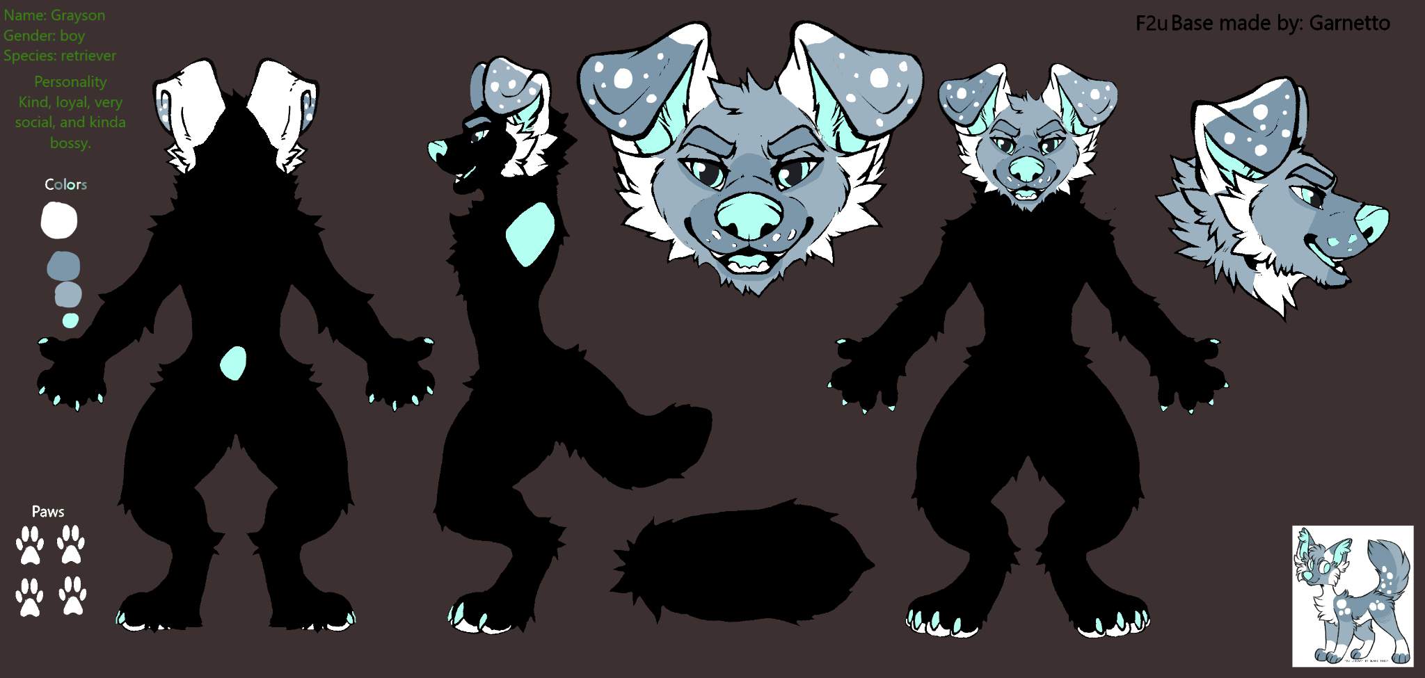 Grayson's reff sheet (wip) | Furry Amino