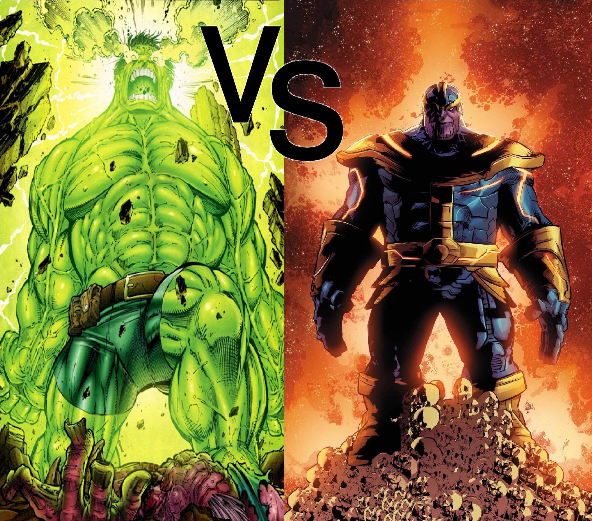 BattleWorld Fight #176- World Breaker Hulk vs Thanos. | Comics Amino