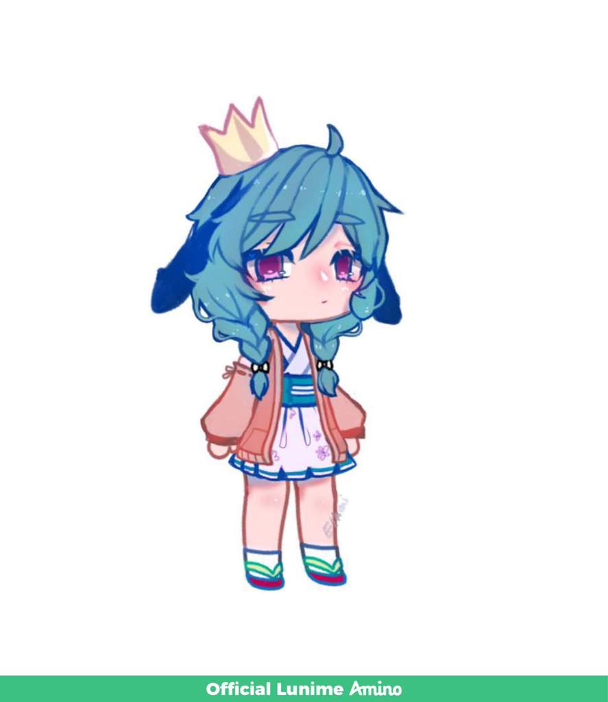 CROWN; art trade with Elikai | Gacha-Life Amino