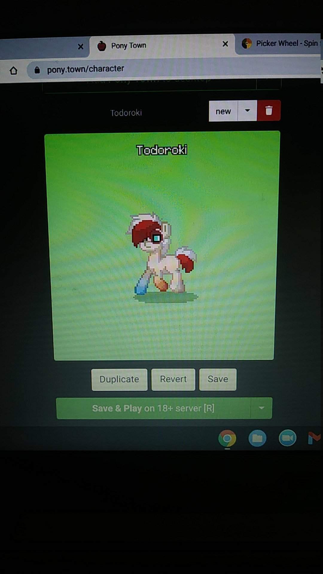 I made todoroki. . . please judge | Pony Town Amino