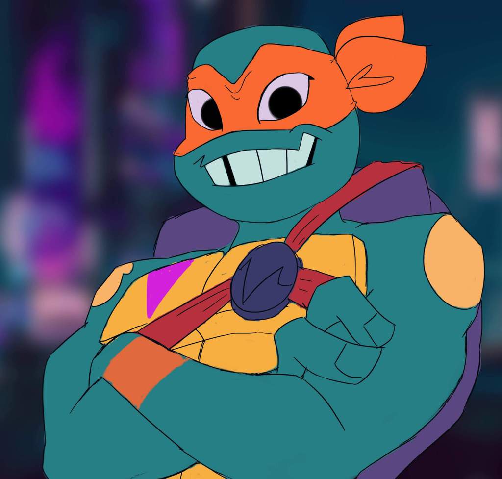 ~Mikey art (ROTTMNT)~ | Teenage Mutant Ninja Turtles Amino