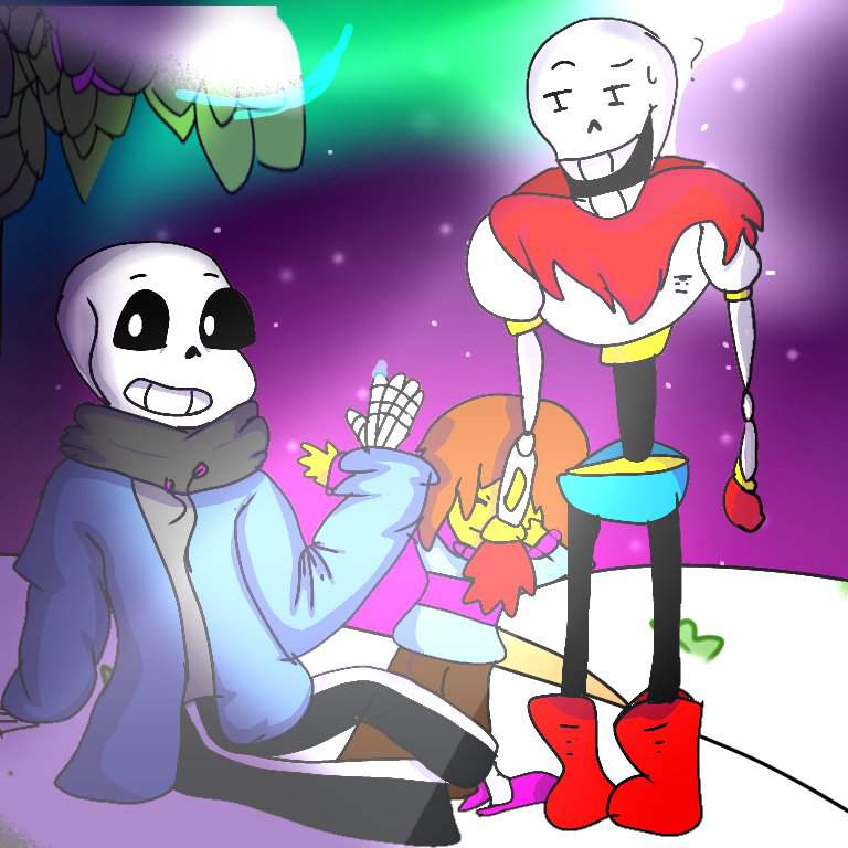 Meet the skele-bros! (Went with og frisk design) | Glitchtale Amino