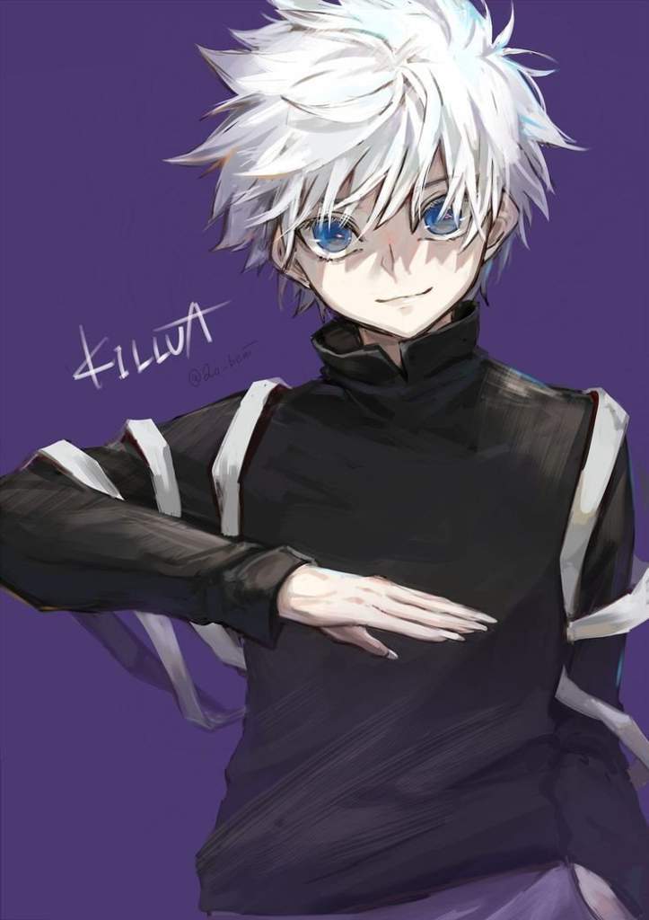 un pequeño video de killua cantando UwU y algunas imagenes de el ️😳👌 ...