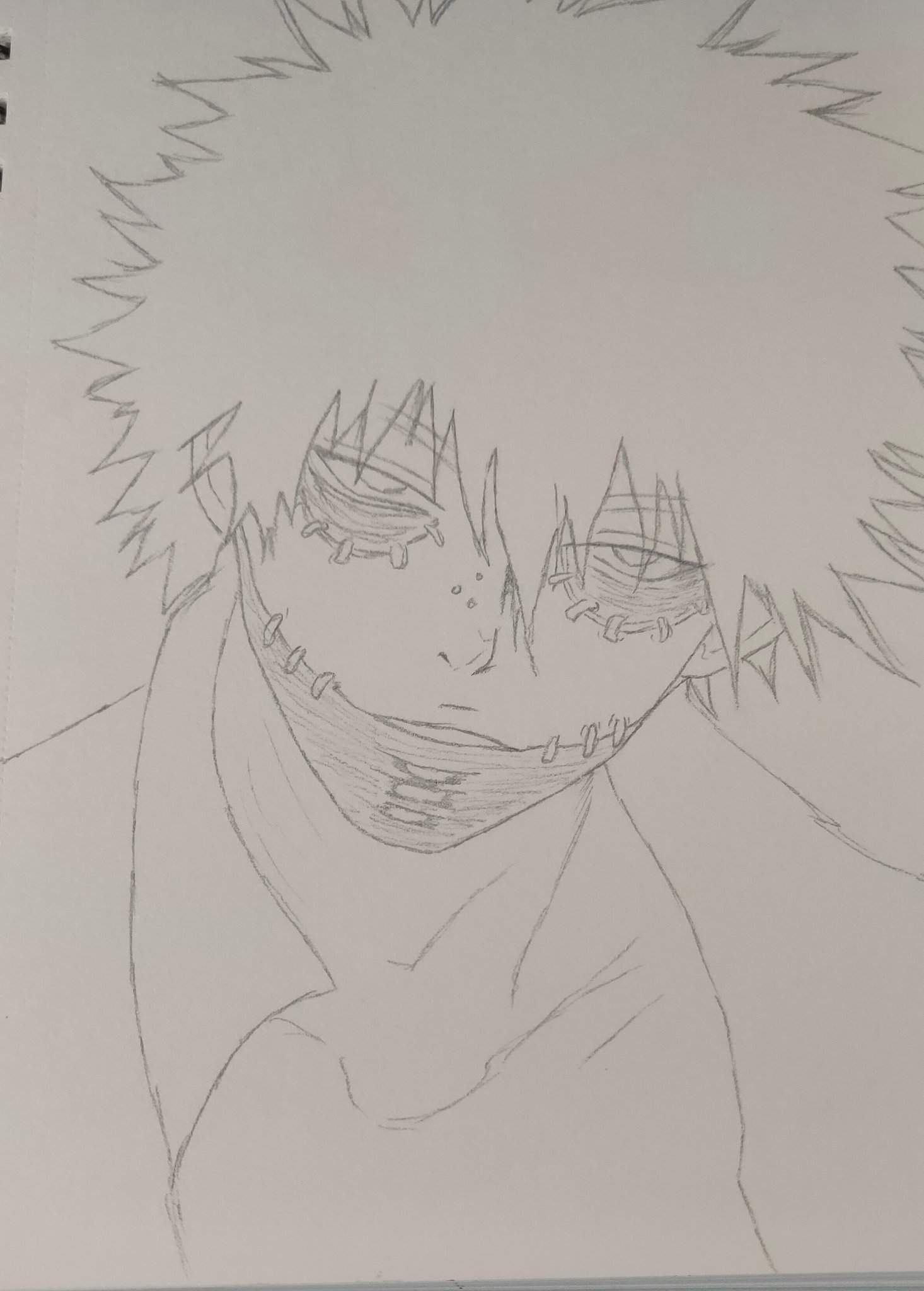 Dabi sketch | Anime Amino