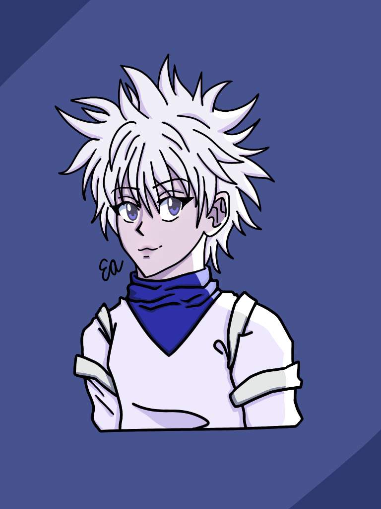 Killua from Hunter x Hunter! ⚡️🤍💙 #fanart #HxH | Art Amino