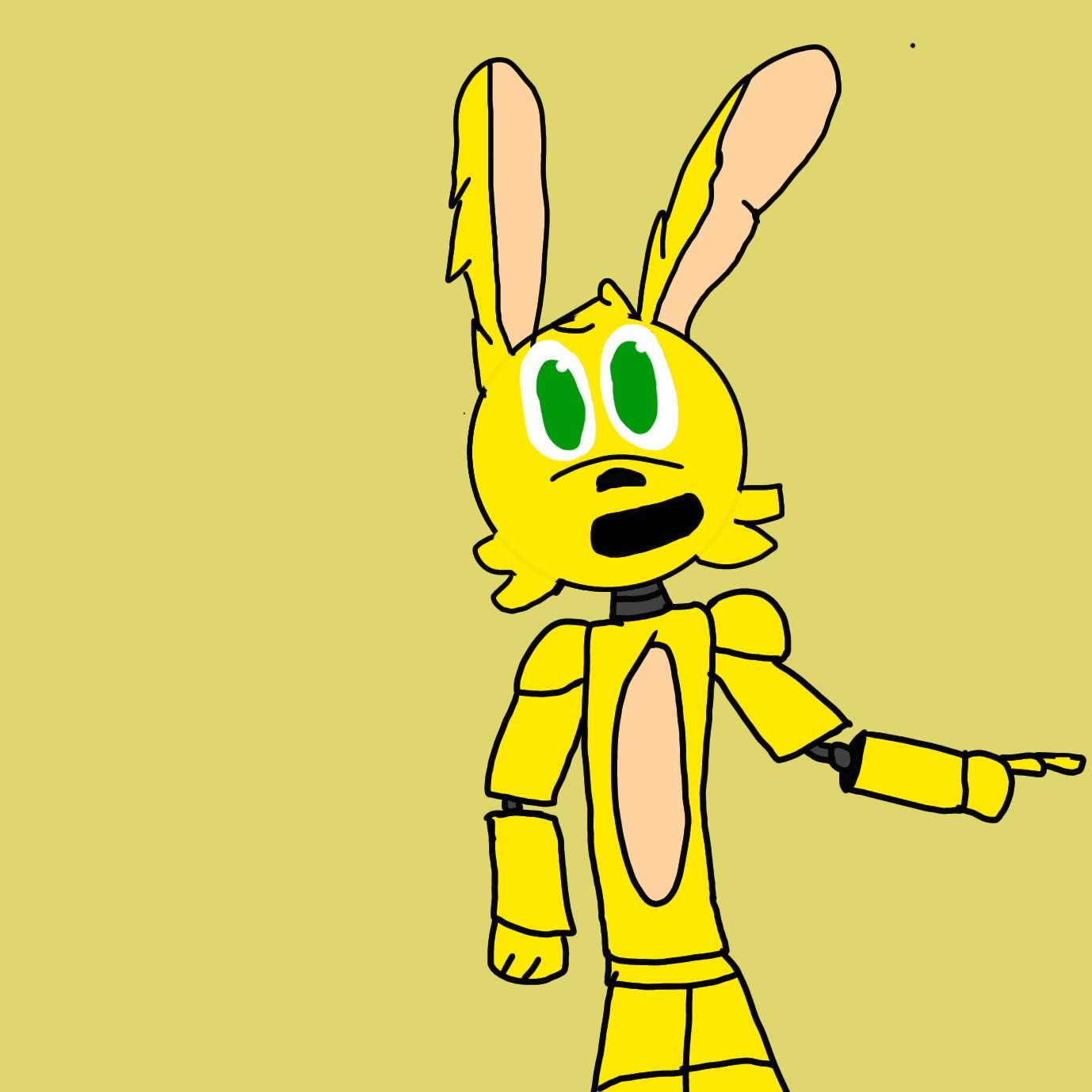 Un dibujo regular de spring Bonnie xd | FNaF Amino [ Español ] Amino