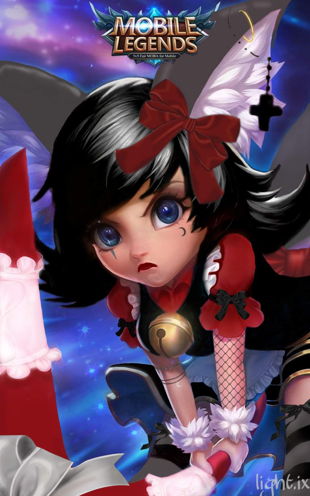 Nana's skin redesign - Bloody ribbon Nana | Mobile Legends Amino Amino