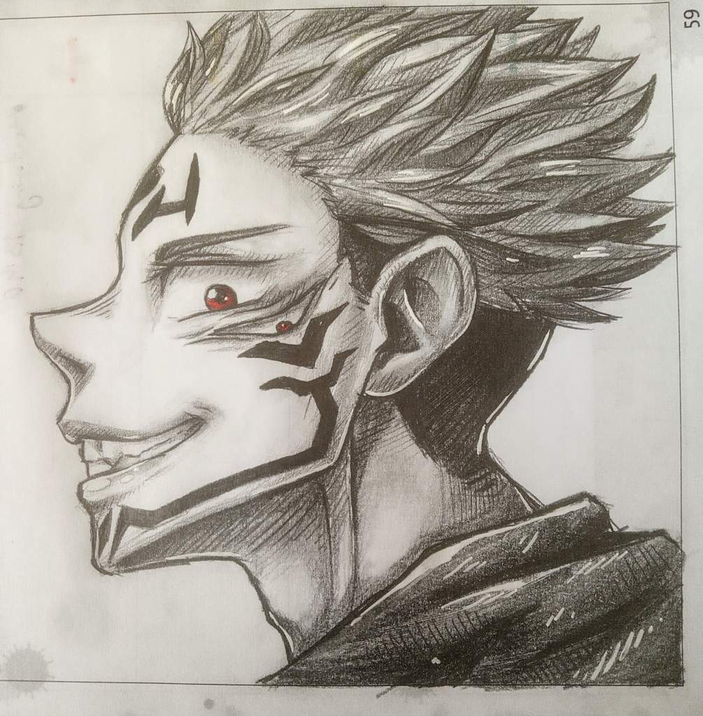 Sukuna sketch | Jujutsu Kaisen! Amino