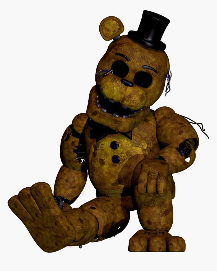 Withered Golden Freddy. 