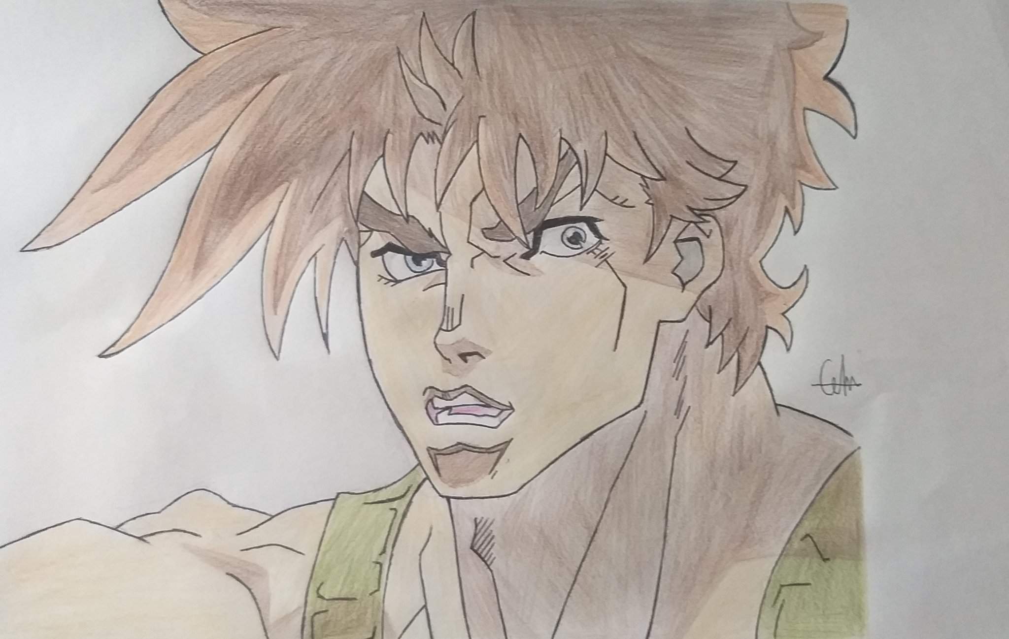 Dibujo de Joseph Joestar | Jojo’s Bizarre Amino Amino