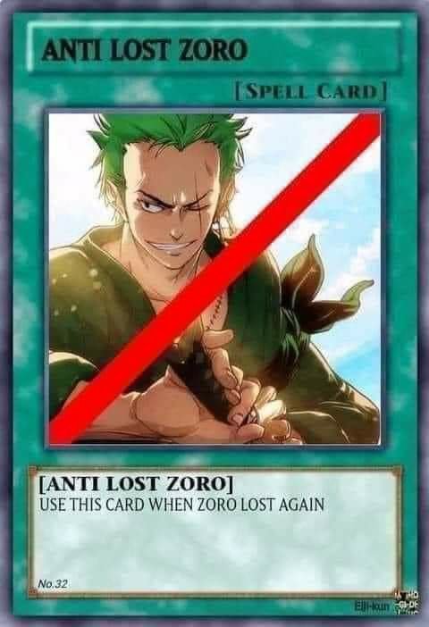 Anti Lost Zoro.