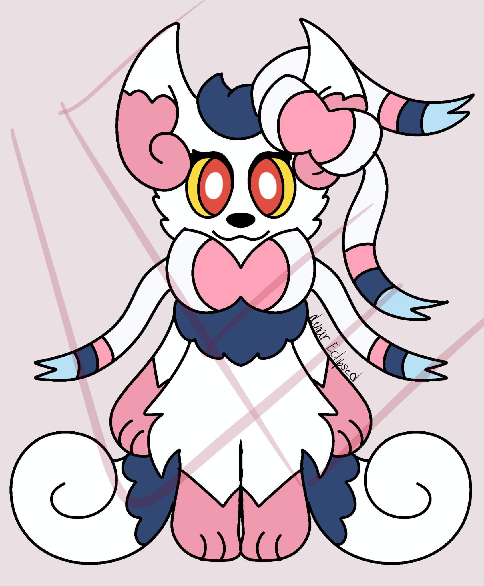 Female Meowstic / Sylveon Fusion | Closed | Pokémon Adopts Amino Amino