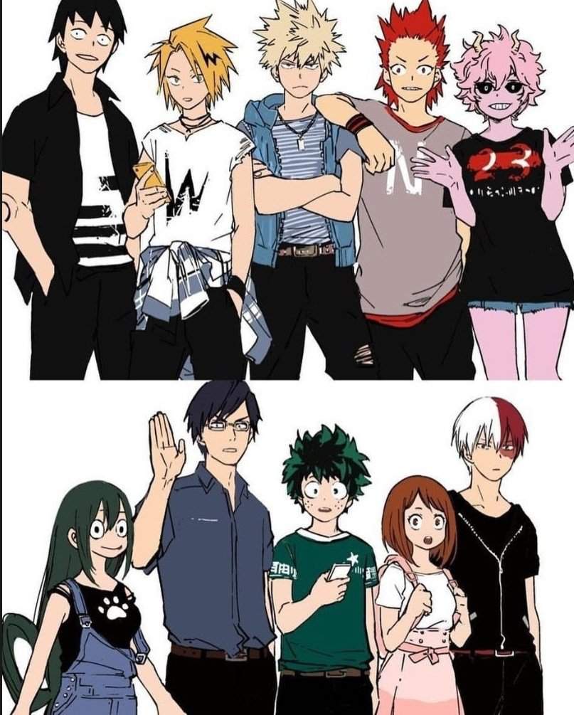 Bakugo's squad or Deku's squad? | Anime Amino