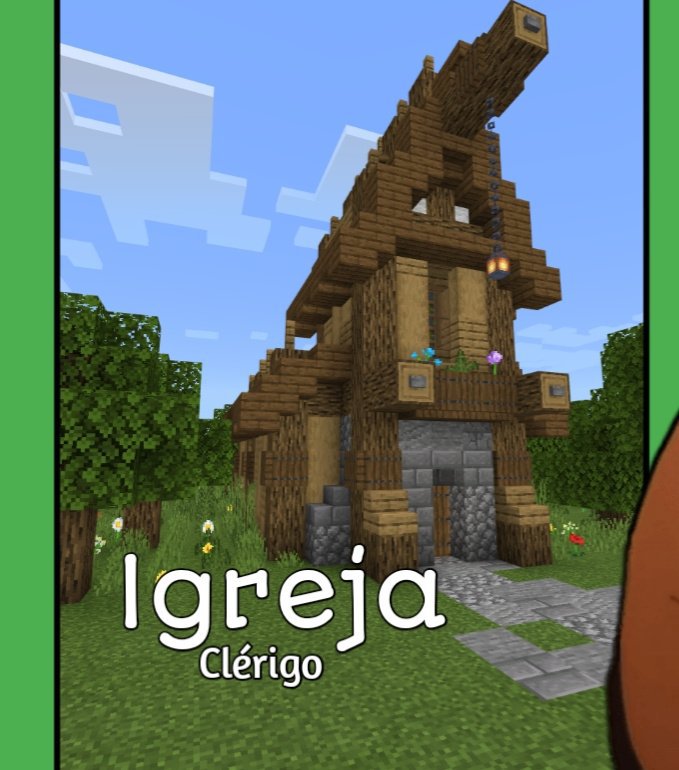 Igreja do clérigo | Casa das profissões - Medieval • 02 | Minecraft Brasil  ™ Amino
