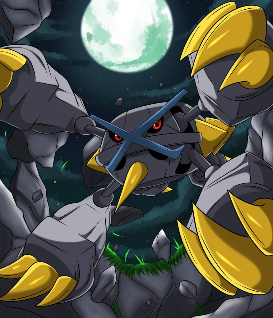 Shiny Mega Metagross Pokemon Amino