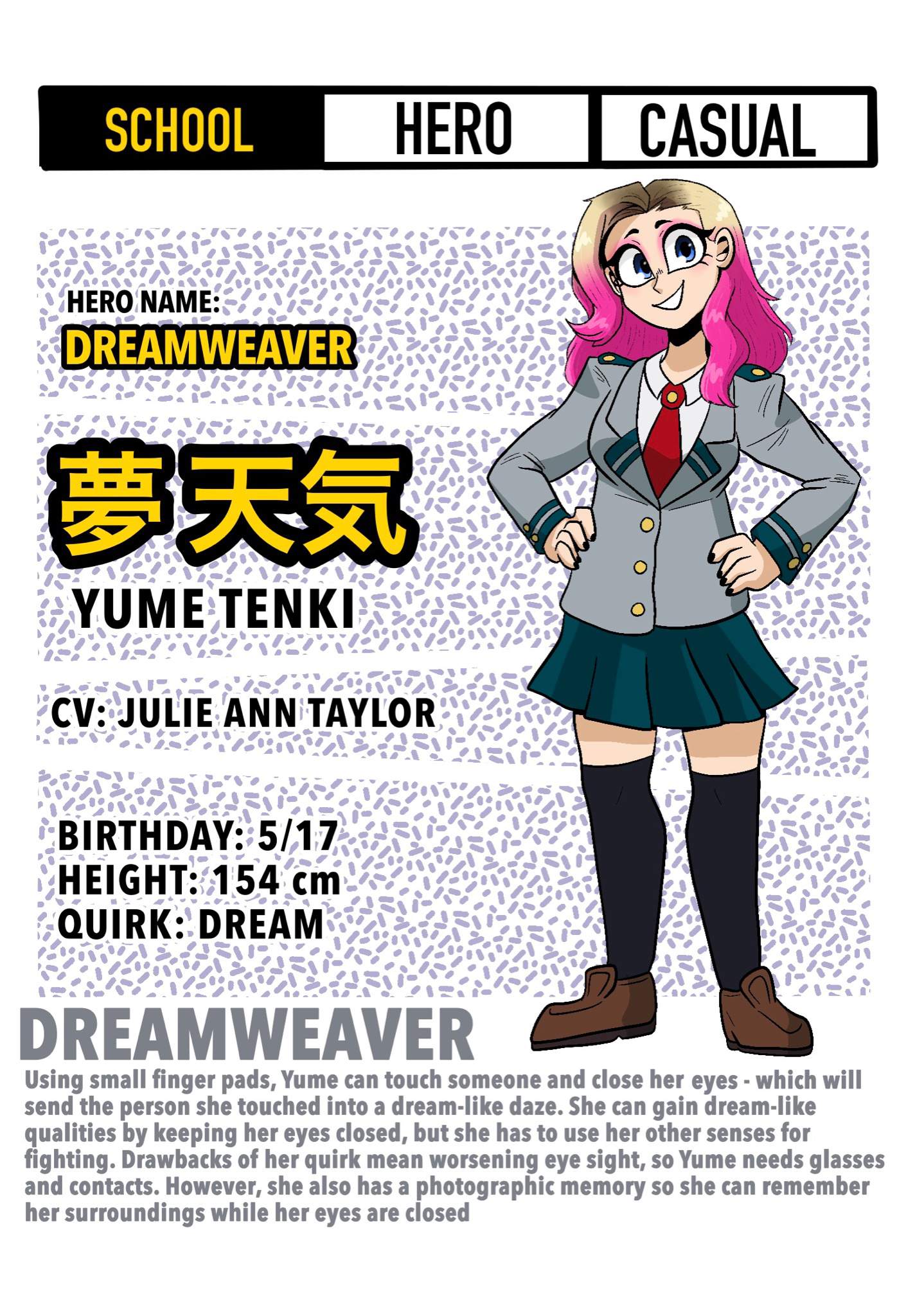 Yume Tenki | Wiki | My Hero Academia Amino