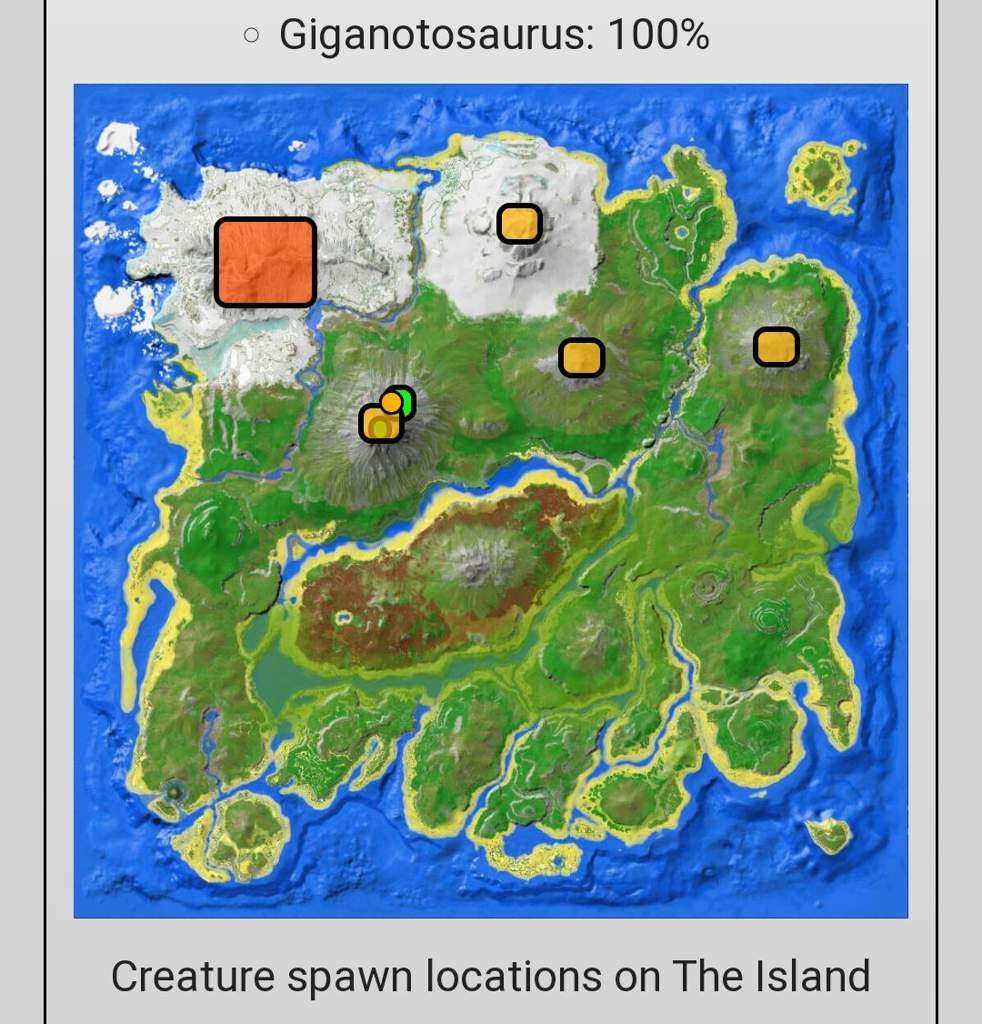 How Many Gigas Spawn On The Island? | Ark Survival Evolved Amino