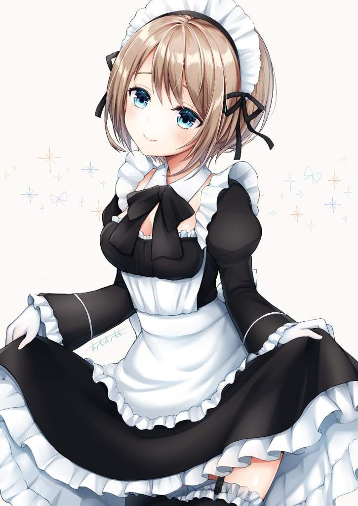 Skinny anime maid dickforlily