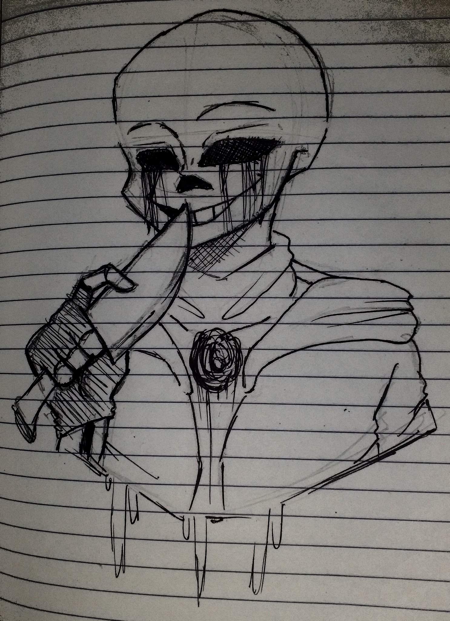 Killer Sans. (Sketch) | Wiki | •Undertale Amino