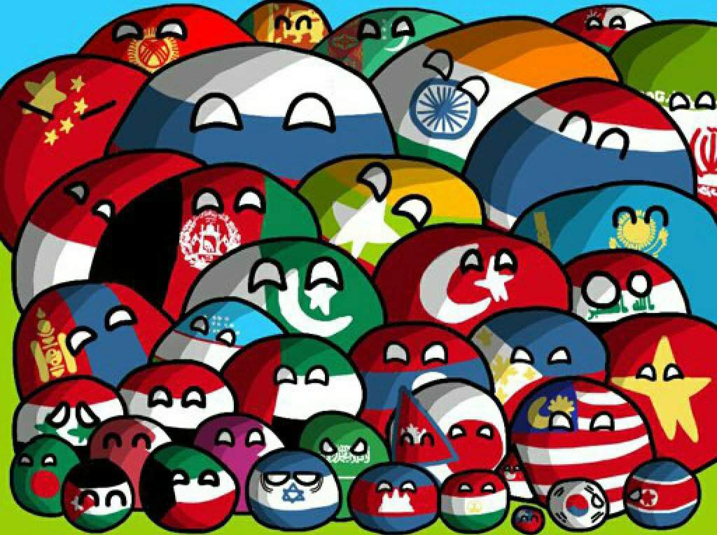 All of asia in balls #onlyballs | Polandball Amino