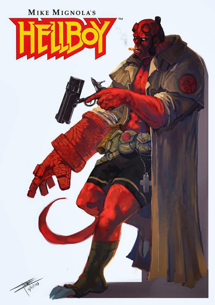Hellboy Version) Vs Doomguy (DOOM) Battle Arena Amino Amino
