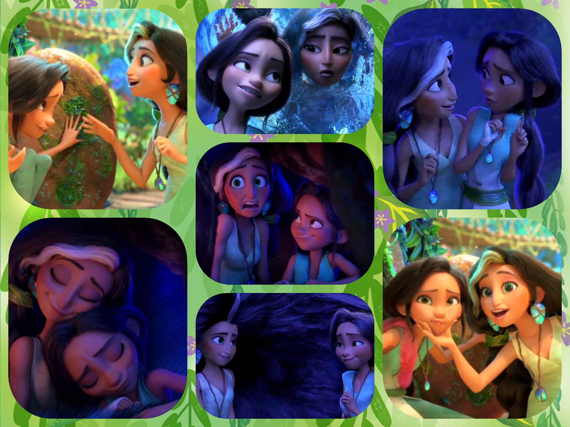 Dawn and Hope - mother/daughter collage | 🦴 The Croods Fandom 🦴 Amino