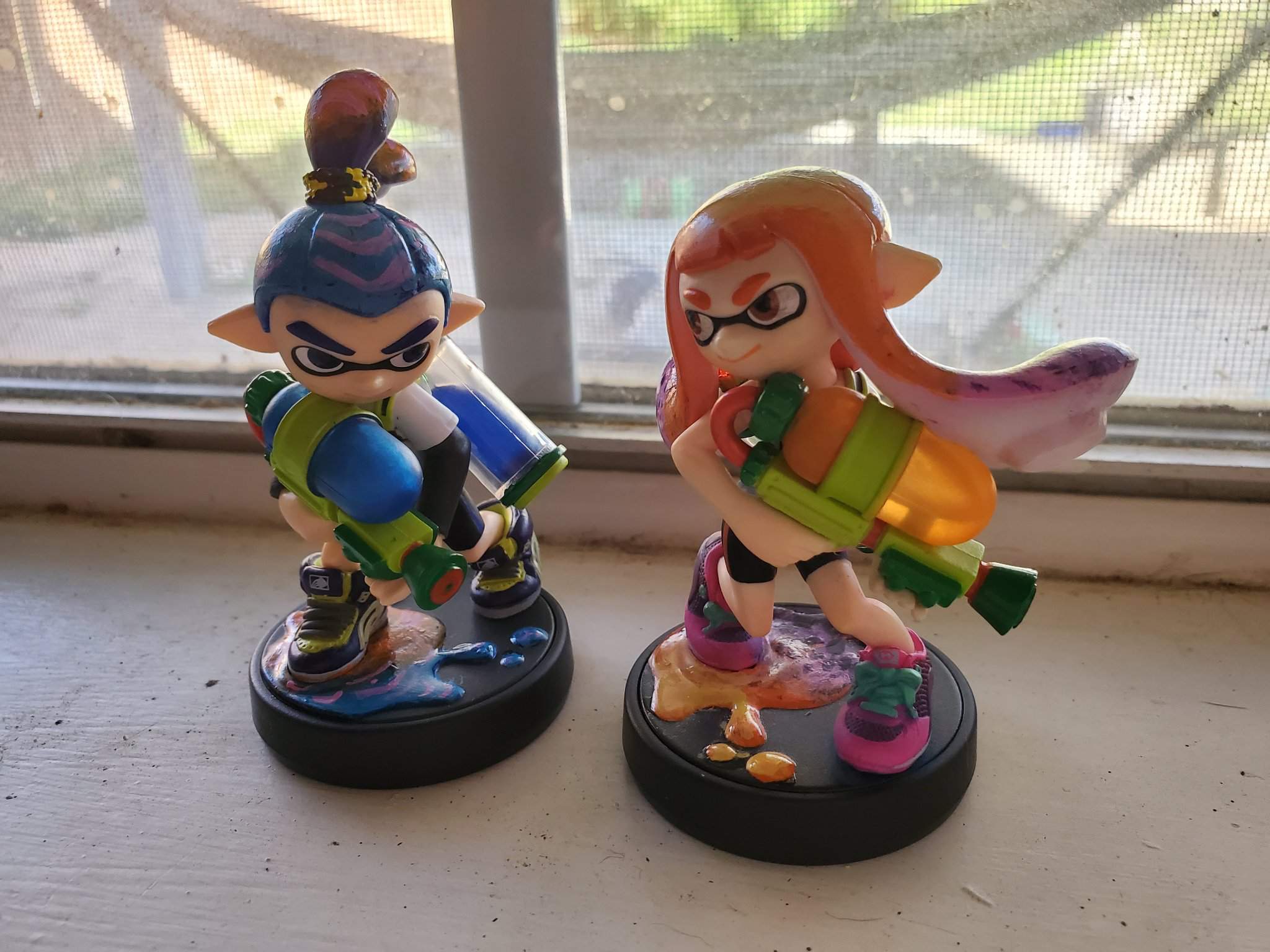 The Tropical Twins - Custom Amiibos! | Splatoon Amino