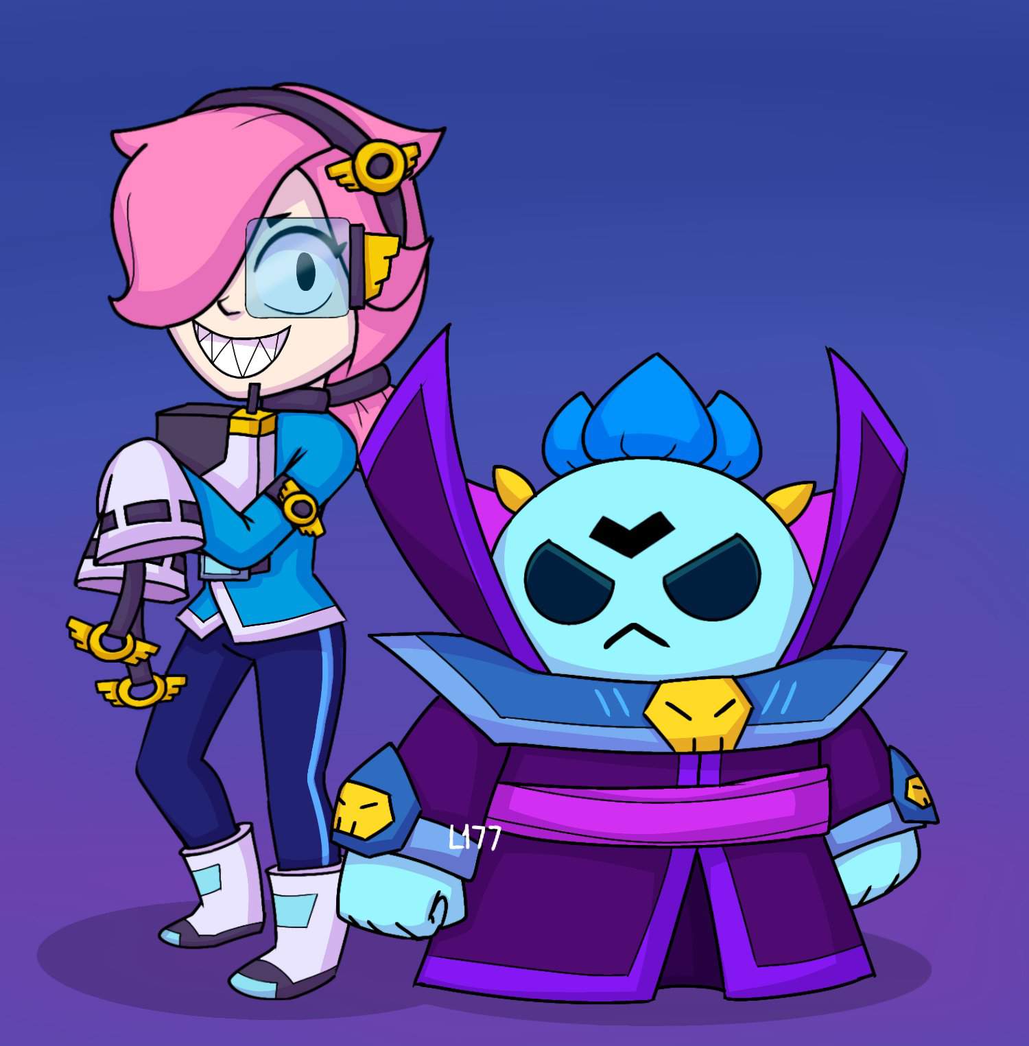 Navigator Colette & Dark Lord Spike | Brawl Stars Amino