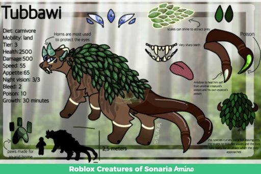 Cosa Roblox Creatures Of Sonaria Amino