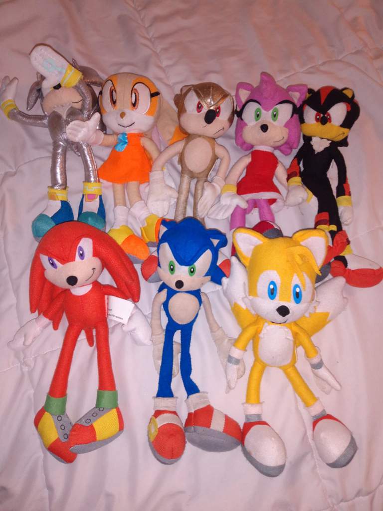 sonic the hedgehog plush set