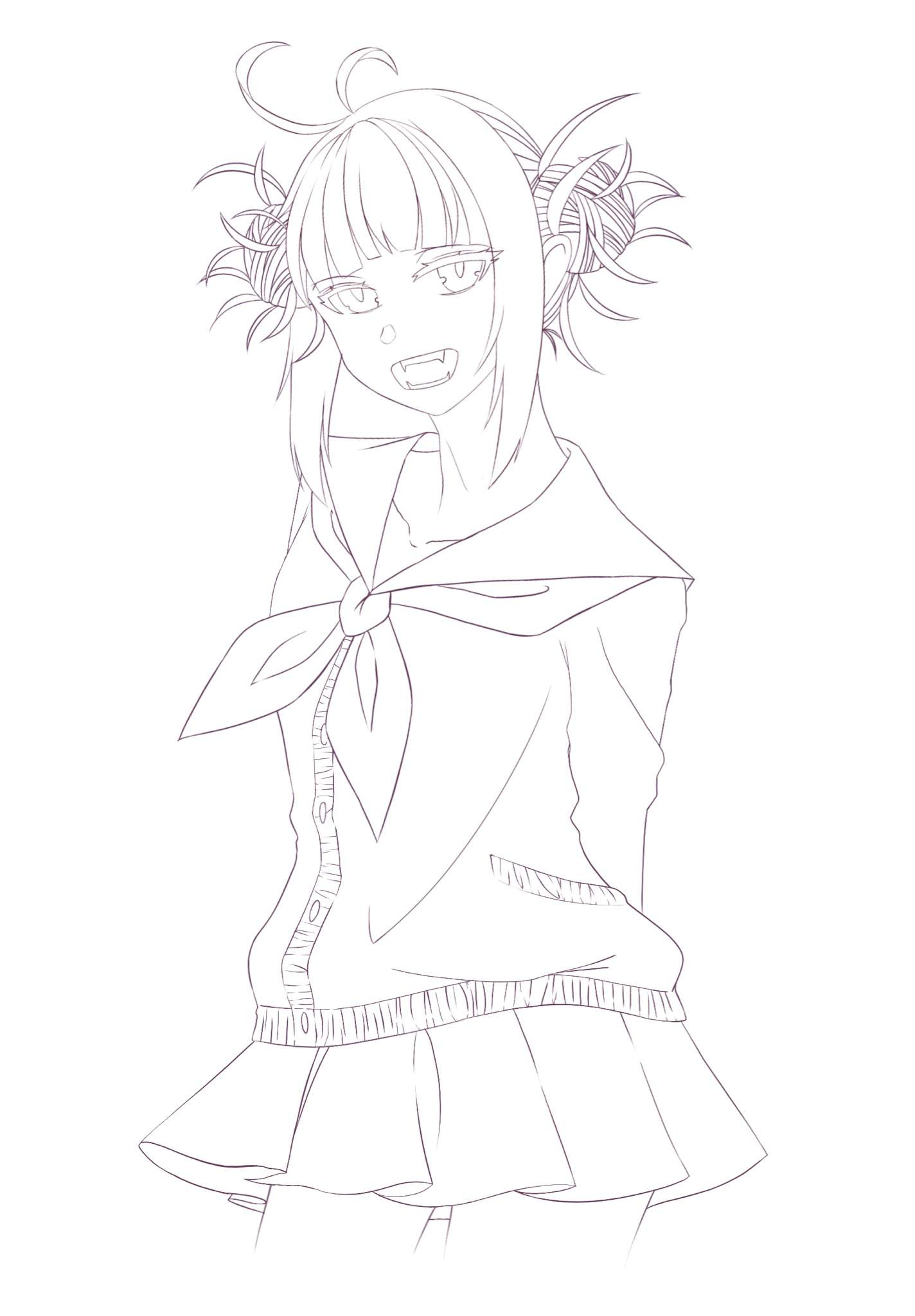 Toga Himiko Lineart | Anime Amino