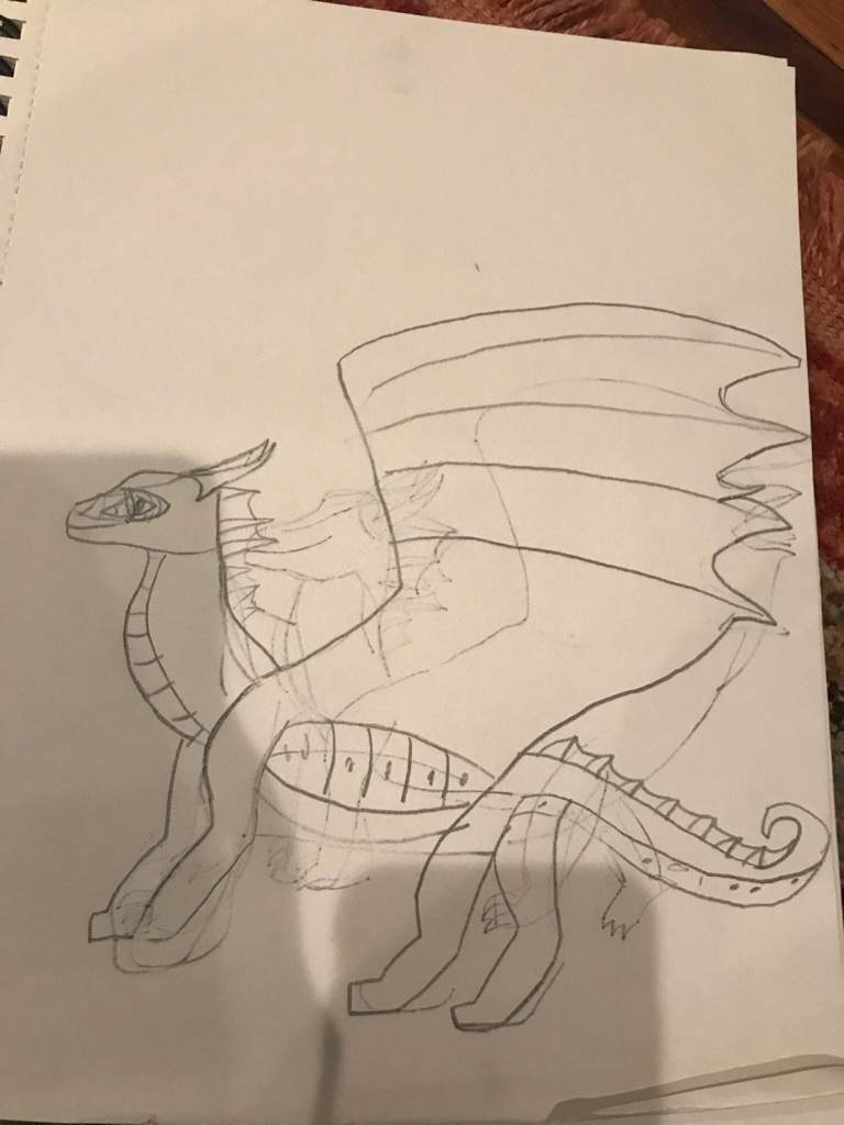 Antother wings of fire drawing a rainwing! | Wings Of Fire Amino