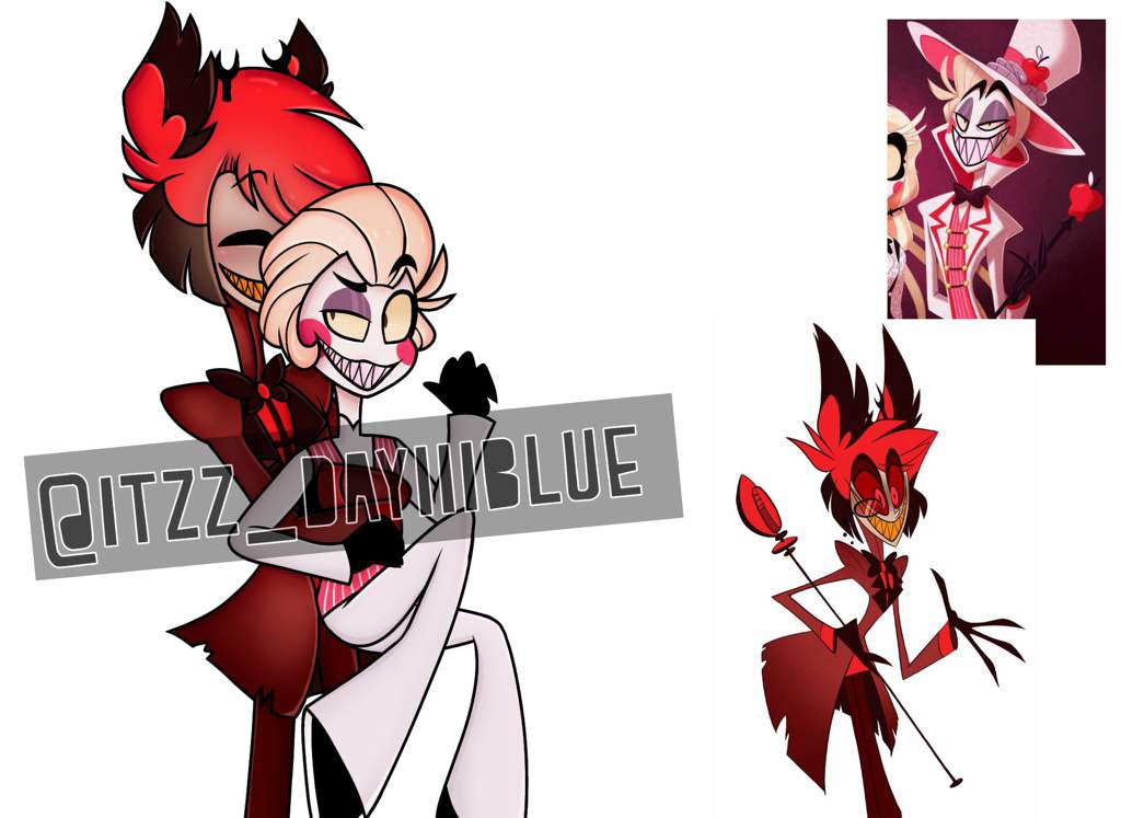 Radioapple fanart San Valentin's special draw! | Hazbin Hotel (official ...