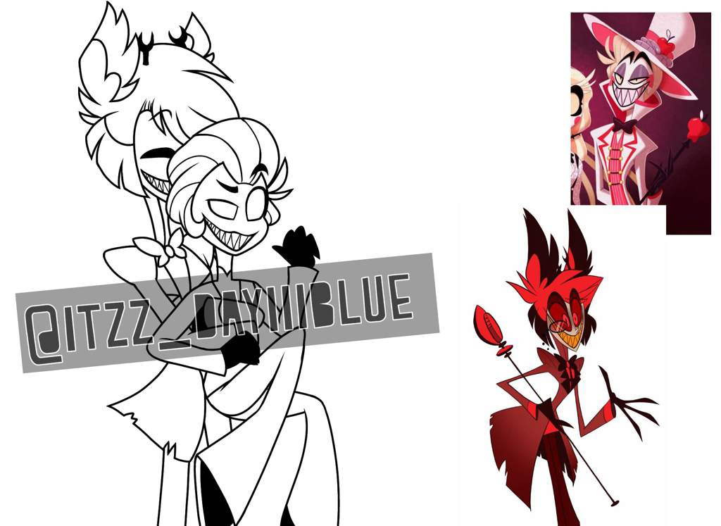 Radioapple fanart San Valentin's special draw! | Hazbin Hotel (official ...