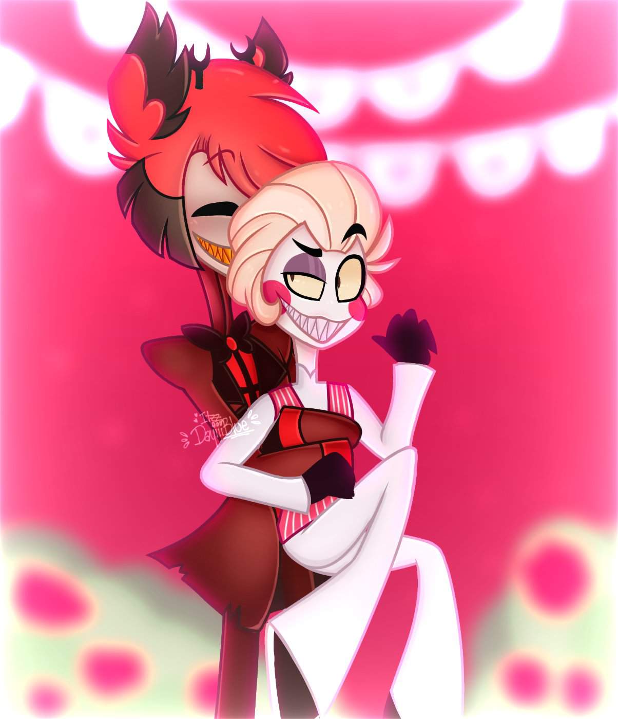 Radioapple fanart San Valentin's special draw! | Hazbin Hotel (official ...