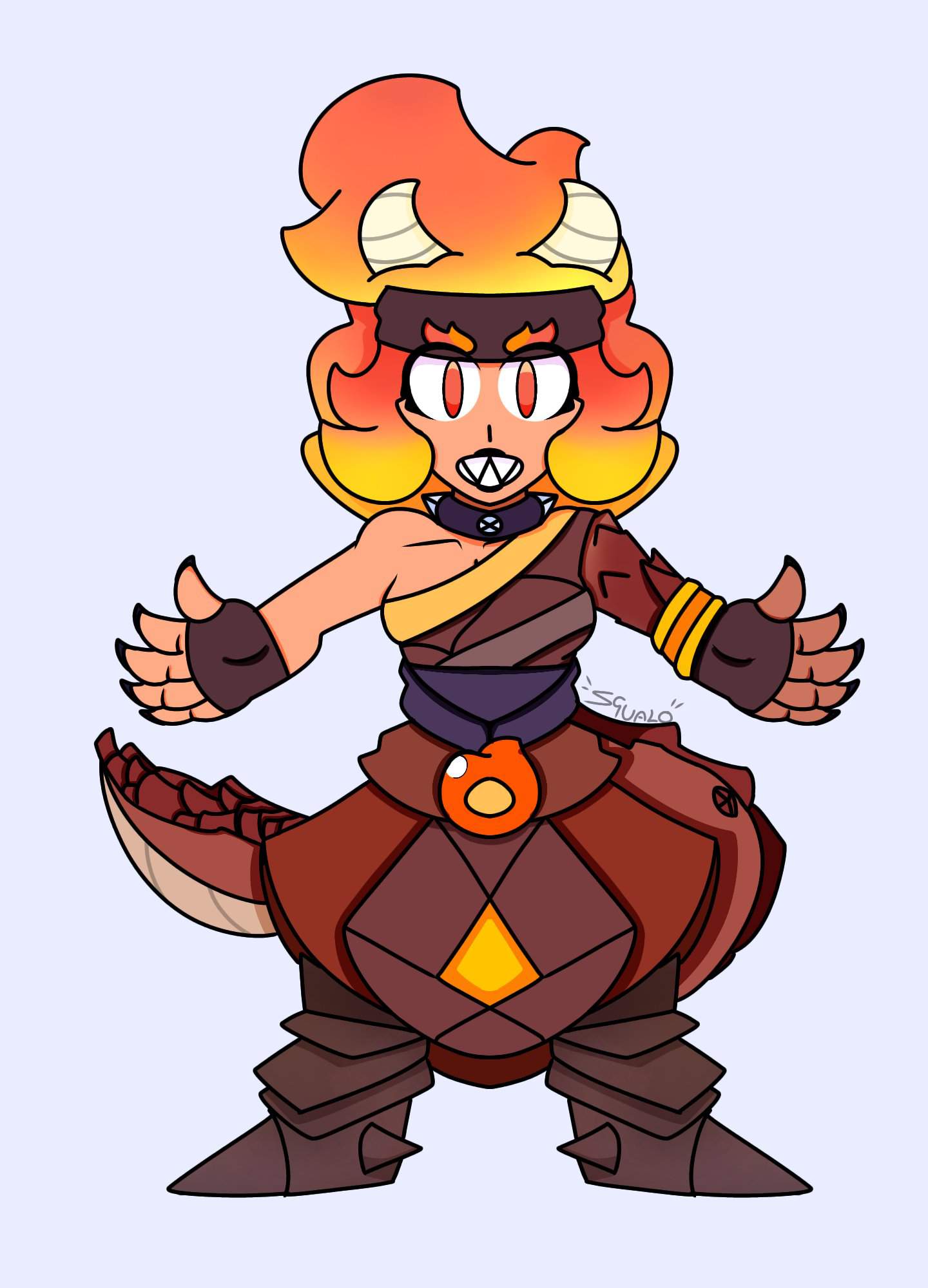 Idéia de skin: Amber Dragão | Brawl Stars Amino Oficial Amino