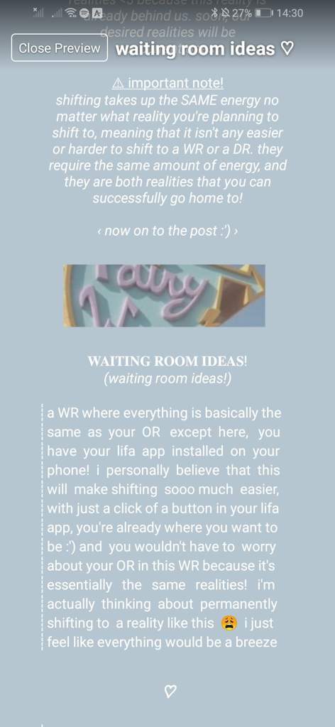 waiting room ideas ♡ | reality shifting ‧₊° Amino