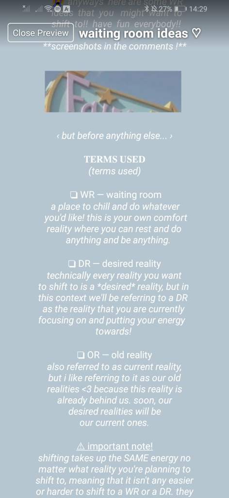 waiting room ideas ♡ | reality shifting ‧₊° Amino