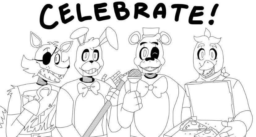 Fnaf printable coloring pages