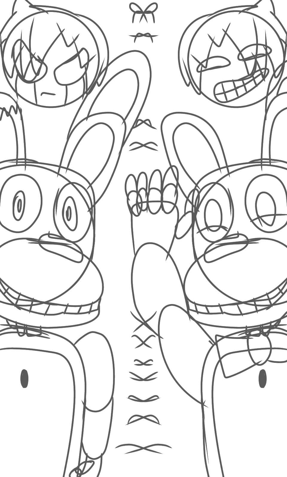 Dibujo de Springtrap y Springbonnie | FNaF Amino [ Español ] Amino