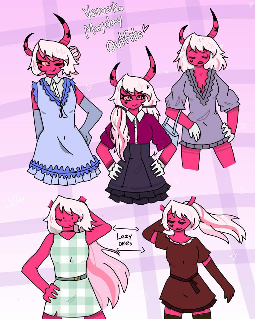 Verosika Mayday Outfits Fanart!! | Hazbin Hotel (official) Amino