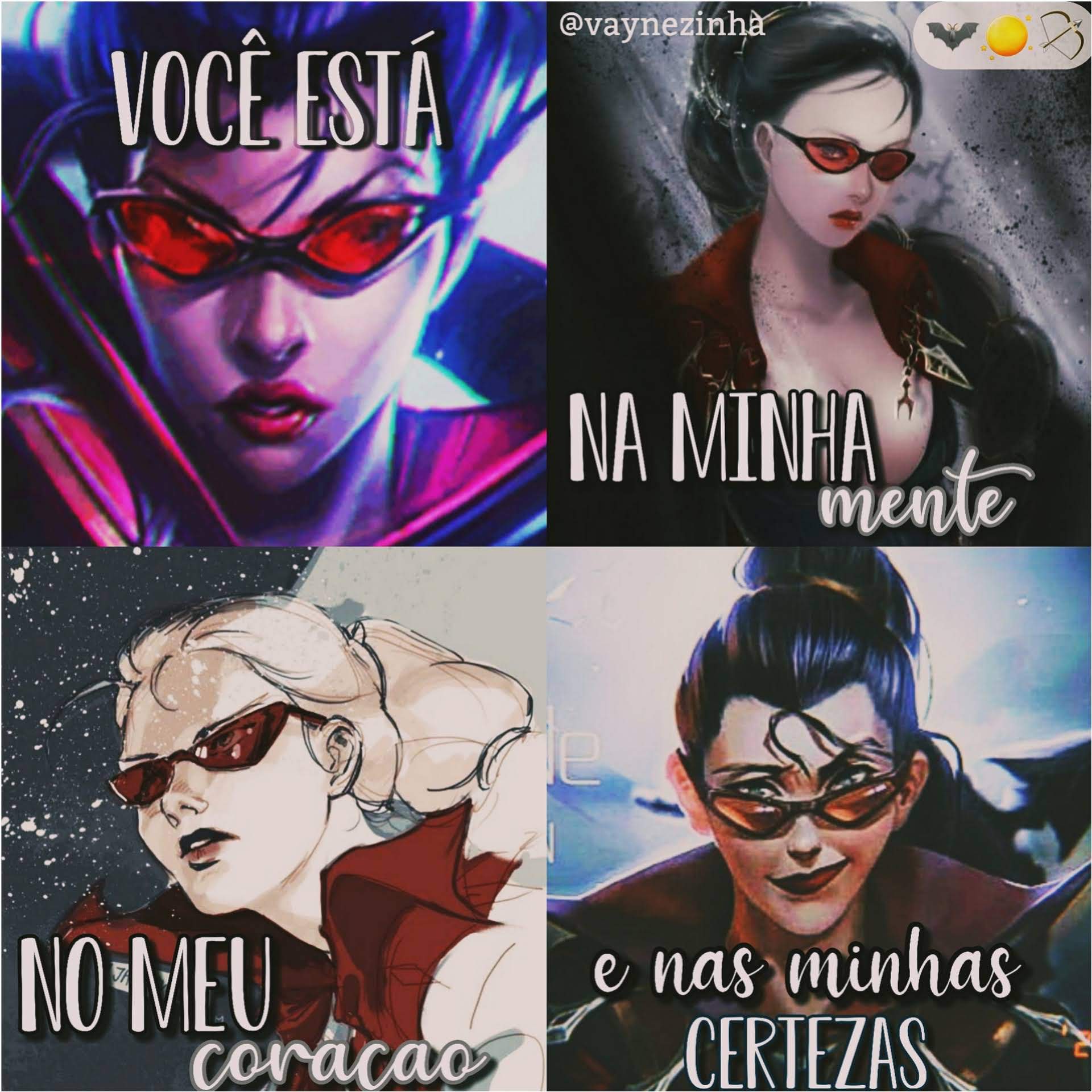 ♡°•Umas edits com frases para a Vayne 2!•°♡ | League Amino - Português Amino