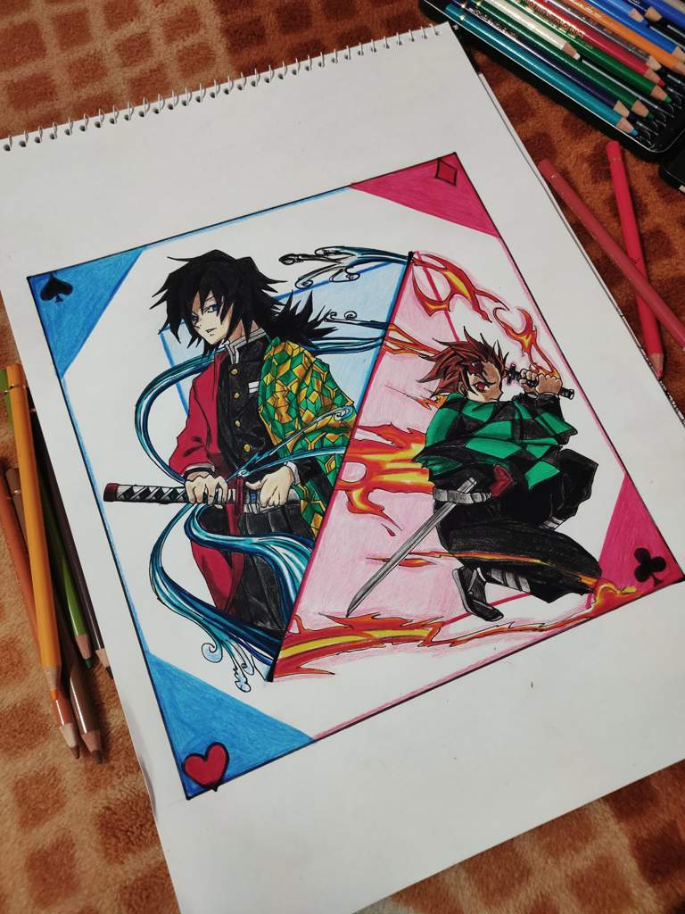 Giyu X Tanjiro Artwork | Anime Amino