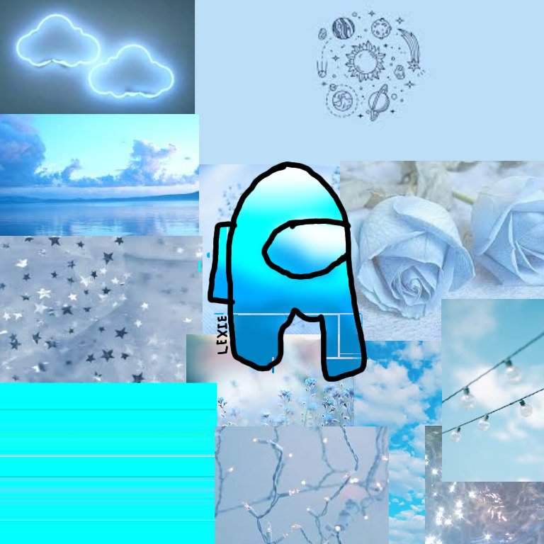 Cyan Among Us Moodboard! | Among Us (innersloth) Amino