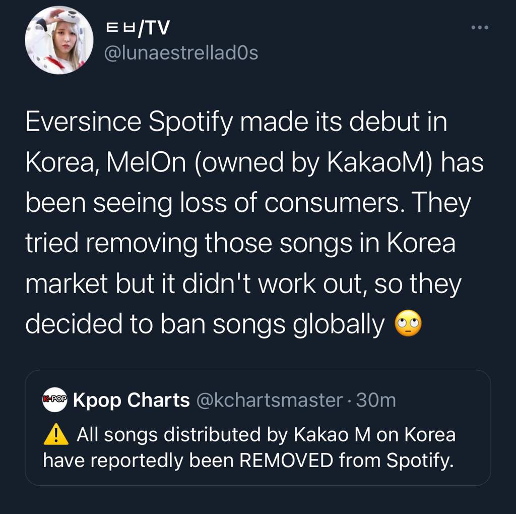 All Songs Distributed By Kakao M Removed By Spotify Mamamoo Amino