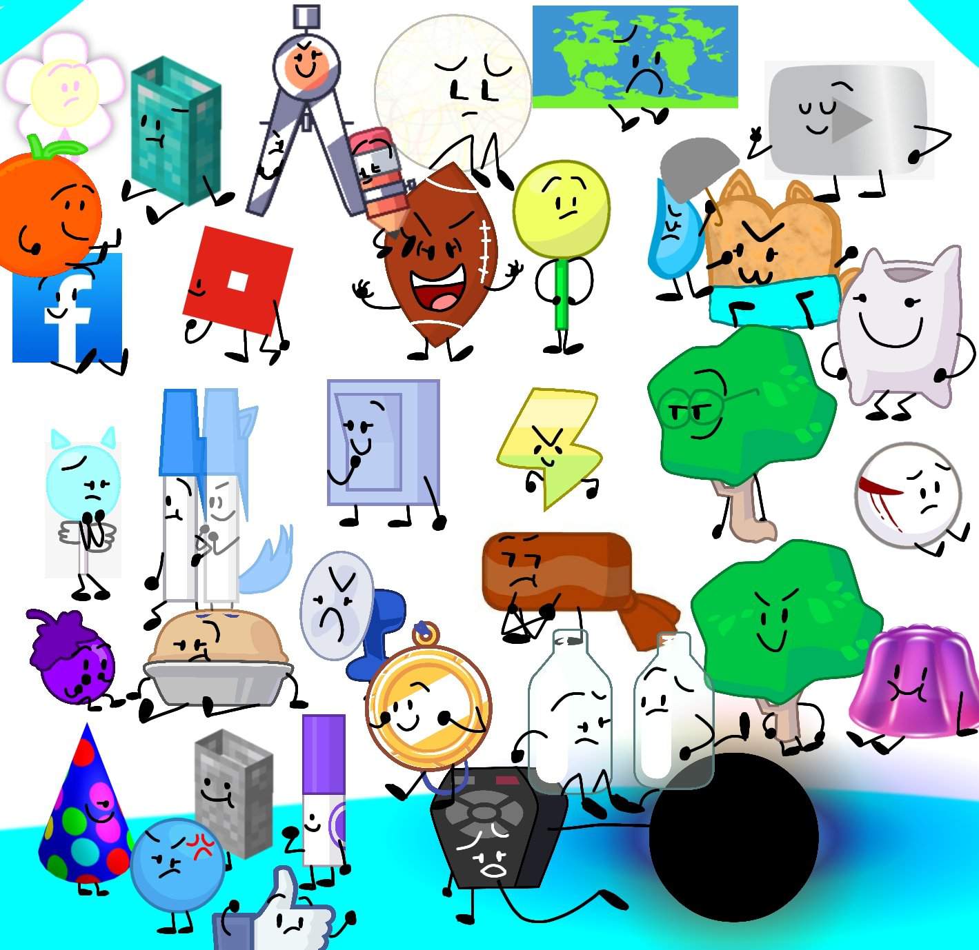 Fixed and official cast! (Release date,April 1st,2021) | BFDI Amino