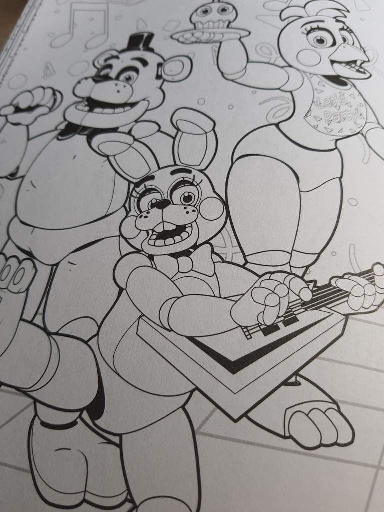 Fnaf Official Coloring Book Review Five Nights At Freddy S Amino